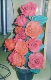 arranjo de dose rosas